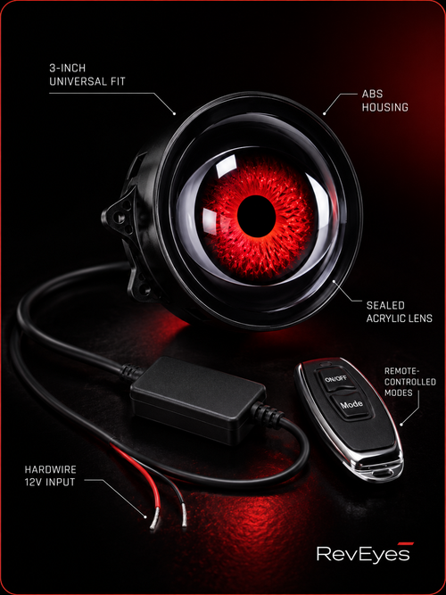 RevEyes™ Animated Eyes – 3 Inch Universal LED Lights